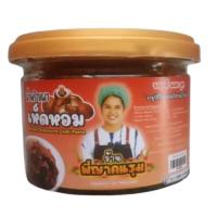 ราคา น้ำพริกพี่ญาคนรุม กระปุก 150 ก มีหลายรสชาติ น้ำพริกหมูกระจก หมูกะปิ น้ำพริกเเมงดา น้ำพริกหมูสับ น้ำพริกนรกหมึก น้ำพร้กหมึกกะตอย น้ำพริกปลาอินทรีย์ (21926771480)