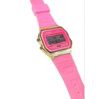 ราคา casio นาฬิกาข้อมือคาสิโอ้ casioผู้หญิง มีไฟLED มีวันที่ casioสีชมพู สายยาง ซิลิโคน นาฬิกาแฟชั่นถูกๆ S118 (21898191688)