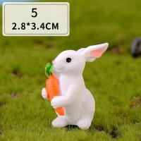 ราคา BEIBEI DIY การตกแต่งบ้าน บอนไซ สวนนางฟ้า งานเรซิ่น ตกแต่งอีสเตอร์ ตุ๊กตาสัตว์ เครื่องประดับกระต่าย กระต่ายจิ๋ว (22049219498)