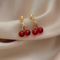 ราคา สร้อยคอต่างหูรูปหยดน้ำเชอร์รี่สีแดงสำหรับผู้หญิงหญิงสาวแฟชั่นต่างหูเรซิ่นผลไม้น่ารักสร้อยคอเครื่องประดับของขวัญ (21931040982)