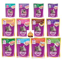 ราคา พร้อมส่ง Whiskas Pouch วิสกัส เพาช์ อาหารแมวแบบเปียกชนิดซอง 80g อาหารเปียกแมว อาหารแมวเปียกวิสกัส (21825744268)