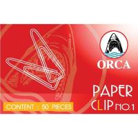 ราคา ออร์ก้า ลวดเสียบกระดาษ เบอร์ 1 กล่องละ 50 ตัว 1 กล่อง (16441264855)