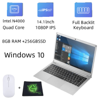 ราคา ซื้อ 1 แถม 3 ฟรีโน้ตบุ๊คแล็ปท็อป 14 นิ้ว Intel Celeron N4000 RAM 8GB DDR4 512GB SSD Windows 10 1920x1080 (21489199048)