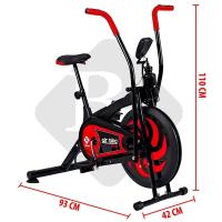 ราคา Air Bike จักรยานออกกำลังกาย พร้อมตัววัดชีพจร LCD แสดงผล จักรยานนั่งปั่น ปรับความหนืดได้ (19208724651)
