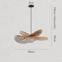 ราคา ร้านอาหารญี่ปุ่นหวายโคมไฟระย้าโคมไฟเพดานห้องนั่งเล่นสร้างสรรค์โคมไฟระย้าไม้ไผ่โคมไฟระย้าตกแต่งโคมระย้า (21744286724)