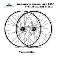 ราคา ชุดล้อจักรยานทัวร์ริ่ง 700C นิ้วดีๆ จากแบรนด์ DARKROCK V Disc Brake 32H 8 12sp คุณภาพคุ้มค่า ทนทานแน่นอน (20454128917)