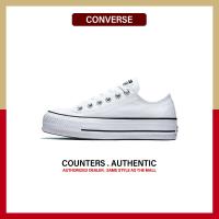 ราคา Authentic Shoes Converse Chuck Taylor All Star Platform Low Top White Sneakers 560251C Warranty 1 Year (21899937579)