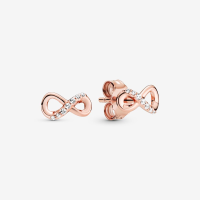 ราคา Pandora เงิน925 ต่างหู ตุ้มหู ต่างหูหนีบ Shiny Eternity Stud Earrings เครื่องประดับแฟชั่นสตรี ของแท้100 (21788645309)