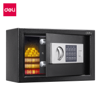 ราคา Deli เซฟนิรภัย ตู้เซฟอิเล็กทรอนิกส์ ตู้นิรภัย ตู้เซฟเก็บเงิน ตู้เซฟ เซฟ กันไฟ กันสนิม ระบบล็อคสองขั้น แข็งแรง ทนทาน รับประกัน1ปี ออกใบกำกับภาษีได้ Safe Box (21527139146)