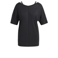 ราคา adidas เทรนนิง เสื้อยืดทรงโอเวอร์ไซส์ Yoga Studio ผู้หญิง สีดำ HS8117 (18018888605)