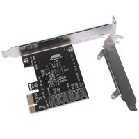 ราคา PCIe PCI Express to SATA3 0 2 Port SATA III 6G Expansion Controller Card Adapter (19678646625)
