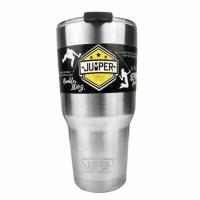 ราคา Jumper Tumblers แก้วเก็บความเย็น แก้วเก็บเย็น สแตนเลส 304 ทั้งใบ ด้านในและด้านนอก ของแท้ ปลอดสารพิษ พร้อมฝากันน้ำหกขนาด 30 ออนซ์ พร้อมส่ง (126624223)