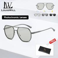 ราคา LouisWill แว่นตากันแดดแว่นกันแดดกรอบขนาดใหญ่แว่นตาโพลาไรซ์สำหรับทุกเพศแว่นตาแฟชั่นแว่นกันแดดสำหรับขับรถแว่นกันแดดแสดงบุคลิกภาพแฟชั่นมองเห็นได้ชัดเจนปี UV400แว่นตากันแดดผู้ชายแว่นกันแดดชาย (22030796415