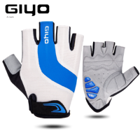 ราคา GIYO ถุงมือจักรยานครึ่งนิ้วแบบเรียบง่ายถุงมือซิลิโคนเหลวสำหรับขี่จักรยานเสือภูเขาถุงมือระบายอากาศไลคร่ากันกระแทกสำหรับทุกเพศ (14780895494)