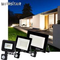ราคา เซ็นเซอร์ตรวจจับการเคลื่อนไหวไฟ LED อัตโนมัติ10W 30W 50W กันน้ำไฟสนาม PIR กลางแจ้งโคมไฟติดผนัง Spotlight (8109101447)