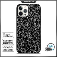 ราคา Keith Haring 16 Phone Case for iPhone 14 Pro Max iPhone 13 Pro Max iPhone 12 Pro Max XS Max Samsung Galaxy Note 10 Plus S22 Ultra S21 Plus Anti fall Protective Case Cover (21202992759)
