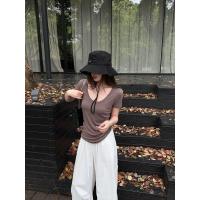 ราคา kloset A เสื้อยืดคอกว้างแขนสั้น (21983050347)