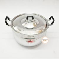 ราคา หม้อเข้ 2 หู หม้อจรเข้ หม้อจระเข้อลูมิเนียม ตราจระเข้แท้ ขนาด 24262830 cm (12660838744)