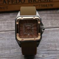 ราคา GOGOEY สแควร์ปฏิทินชายหญิงเทปนาฬิกาโรมัน Scale ผู้ชายผู้หญิง Retro ยางคู่ควอตซ์หญิง8155 (16464742066)