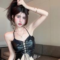 ราคา เสื้อเกาะอกคล้องคอ สีดำ สุดเซ็กซี่ ปังมาก (21308696288)