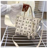 ราคา กระเป๋าสะพายข้างหูถือทรงshopping bag หนังPU (21423058920)