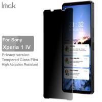 ราคา ฟิล์มกันเสือกสำหรับ Sony XPeria 10 IV XPeria 10 III สำหรับ Sony XPeria 1 IV XPeria 1 III Imak ความเป็นส่วนตัวฟิล์มกระจกนิรภัยป้องกันการแอบหน้าจอฟิล์มป้องกัน (21374729677)