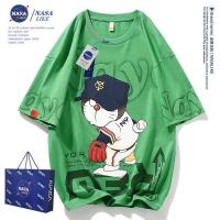 ราคา เสื้อยืดผู้ชายผ้าฝ้ายลายการ์ตูนโดราเอมอนสุดหล่ออินเทรนด์ (19334678231)