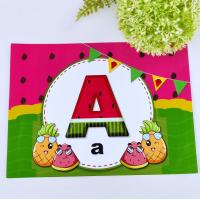 ราคา สื่อการสอน บัตรภาษาอังกฤษ A Z แตงโมสดใส (21641064184)