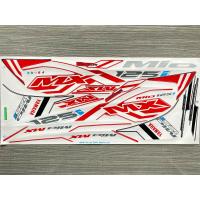 ราคา สติ๊กเกอร์ Mio 125i mx ปี2014รุ่น7 ติดรถสี ขาว แดง (11062923591)