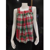 ราคา เสื้อคอกระเช้าผ้าขาวม้าผลิตจากผ้าขาวม้าฝ้ายใส่สบาย (22042366242)