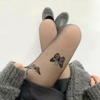 ราคา one sunnyes ถุงน่องแฟชั่น ถุงน่องสีขาวโลลิต้า jkถุงน่องเปลือยสีผิวใหม่ ถุงน่องพิมพ์ผีเสื้อ ถุงเท้าขาแน่น (21779784140)