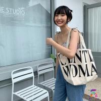 ราคา F2 พร้อมส่ง กระเป๋าแฟชั่น Gentle Woman กระเป๋าผ้าสะพายไหล่ (9493795476)