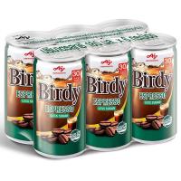 ราคา Birdy เบอร์ดี้ เอสเปรสโซ สูตรน้ำตาลน้อยกว่า ขนาด 180 มล x 6 กระป๋อง (18711485174)