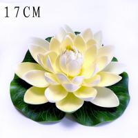 ราคา 10cm 17cm ดอกบัวลอยน้ำ เสริมฮวงจุ้ย พร็อพถ่ายรูป ตกแต่งบ้าน สวน สระ สปา ดอกบัวปลอมลอยน้ำ ดอกบัว ดอกบัวมงคล (21386361657)