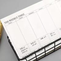 ราคา แพลนเนอร์ Planner กระดาษแบบแพลนเนอร์ แพลนเนอร์รายเดือน แพลนเนอร์รายสัปดาห์ กระดาษแพลนเนอร์ 60 แผ่น กระดาษฉีก กระดาษถนอมสายตา (17141413850)