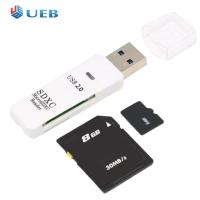 ราคา 2 In 1 USB 3 0 2 0การ์ดรีดเดอร์ USB USB เพื่อการ์ดความจำการ์ดความจำตัวอ่านไมโครการ์ดเอสดีทีเอฟตัวอ่านหน่วยความจำหลายสมาร์ทการ์ด (21892629451)