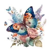 ราคา สติ๊กเกอร์ห้องน้ำสติกเกอร์รูปดอกไม้ผีเสื้อมีกาวในตัวสติ๊กเกอร์ติดผนังผีเสื้อบินที่ถอดออกได้ DIY สติ๊กเกอร์ที่มีน้ำหนักเบาสำหรับบ้านห้องน้ำห้องครัว (21277026337)