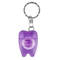 ราคา Hellosmile Floss Keychain Teeth Shape พวงกุญแจ ไหมขัดฟัน ไหมขัดฟันพกพา จัดฟัน อุปกรณ์ทำความสะอาด ช่องปาก 1ชิ้น (19664390917)