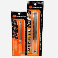 ราคา มีดคัตเตอร์ PUMPKIN คัตเตอร์สแตนเลส ขนาด 9MM และ 18MM คัตเตอร์เหล็ก คัตเตอร์ คัตเตอร์ใหญ่ คัตเตอร์เล็ก คัตเตอ ราคาต่อ1ชิ้น (11834485705)