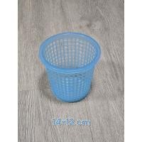 ราคา ตะกร้าพลาสติก ตะกร้ากลม ทรงสูง ตะกร้ากลมทรงสูง ขนาด14 12cm สีสันสวยงาม (22063308724)