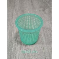 ราคา ตะกร้าพลาสติก ตะกร้ากลม ทรงสูง ตะกร้ากลมทรงสูง ขนาด14 12cm สีสันสวยงาม (22063308726)