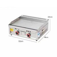 ราคา HJKJ Stainless steel เตาสเต็ก มัลติฟังก์ชั่น หม้อทอด 2หัวแก๊ส หม้อทอด ความจุขนาดใหญ่ deep fryer ทำความสะอาดง่าย เตาย่างสเต็ก kitchen เตาสเต๊ก ใช้แก๊ส เตาสเต็ก (21617685120)