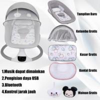 ราคา Beige เปลไกวไฟฟ้า เปลไกวเด็ก เปลนอนเด็ก เปลไกวอัตโนมัติ เปลเด็กอ่อน พร้อมมุ้งกันยุง Electric cradle เปลไกวอัตโนมัติ ลดการอุ้มติดมือ เปลไกว (22052209577)