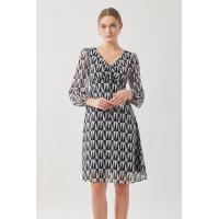 ราคา ESPADA เดรสยาวลายกราฟิก ผู้หญิง สีดำ Graphic Print Long Dress 04493 (17565486741)