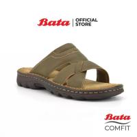 ราคา Bata MENS COMFIT รองเท้าแตะ รองเท้าเพื่อสุขภาพ ชายแบบสวม สีน้ำตาล รหัส 8614162 Mensandal Fashion SUMMER (3077770661)