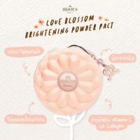 ราคา Bisous Bisous แป้งพัฟบีซู ตลับส้ม Love Blossom Brightening Powder Pact (14234110546)