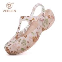 ราคา Veblen รองเท้าคร็อคส์รองเท้าแตะหัวปิดพื้นหนากันลื่นสำหรับผู้หญิงรองเท้าชายหาดแฟชั่นฤดูร้อนรองเท้าแตะใส่ด้านนอกพื้นนิ่มให้ความรู้สึกแบบเหยียบ (19679641131)