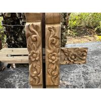 ราคา กลอนประตู ไม้สัก ยาว 9นิ้ว กว้าง 3นิ้ว หนา 2นิ้ว กลอนประตูโบราณ กลอนโบราณ กลอนประตูไม้ กลอนไม้ กลอนบ้านทรงไทย สลักประตูไม้สัก (13107448079)