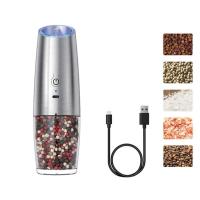 ราคา Electric Pepper Grinder Stainless Steel Automatic Gravity Shaker Salt Pepper Grinder Spice Mills Grinding Tools Kitchen Gadgets (21619361322)