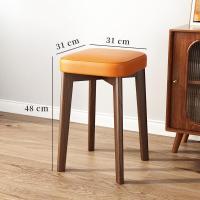 ราคา เก้าอี้ไม้ เก้าอี้ไม้เบาะผ้า เก้าอี้นั่งนุ่มสบาย เก้าอี้ไม้โมเดิร์น เก้าอี้มินิมอล เก้าอี้เบาะผ้า เก้าอี้เบาะหนัง พร้อมส่ง (18463776283)